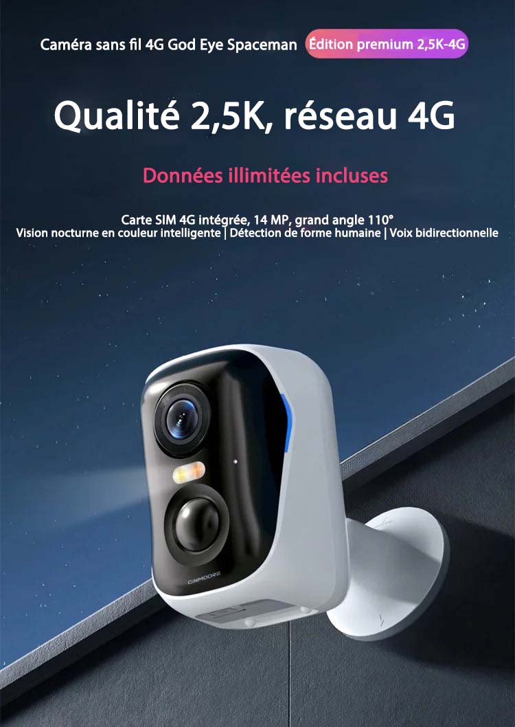 Caméra de vision nocturne sans fil