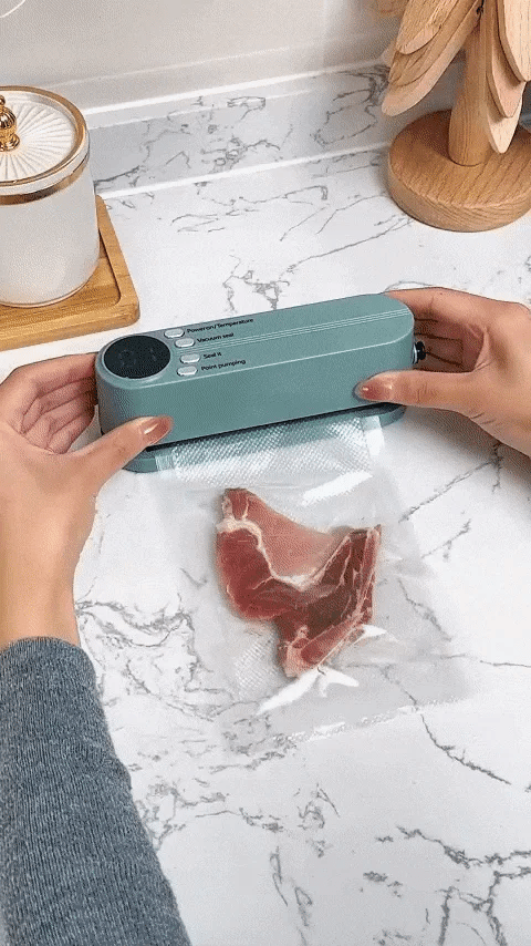 Mini-scelleuse sous vide sans fil 3 en 1 : conservez vos aliments frais et plus encore 