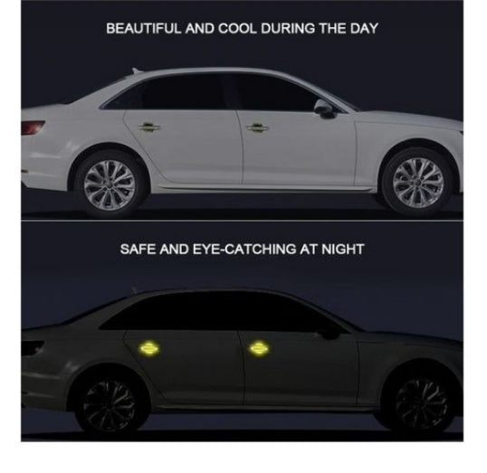 Autocollant pour poignée de voiture.