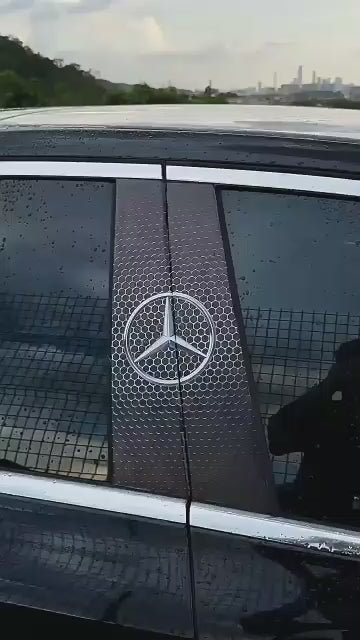Autocollant de voiture avec la marque
